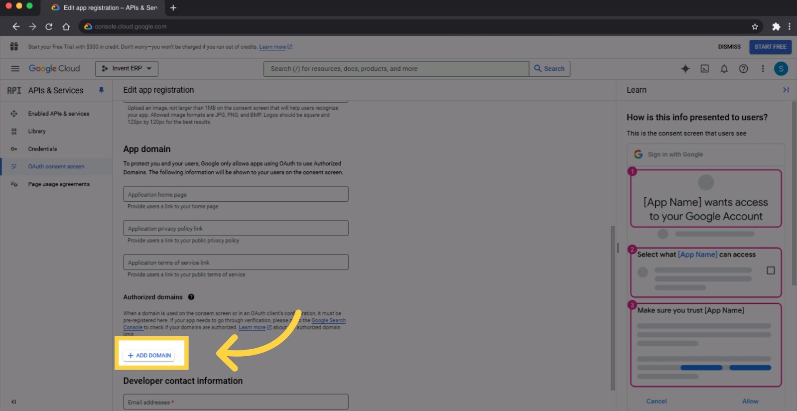 الخطوة 13 - Google OAuth