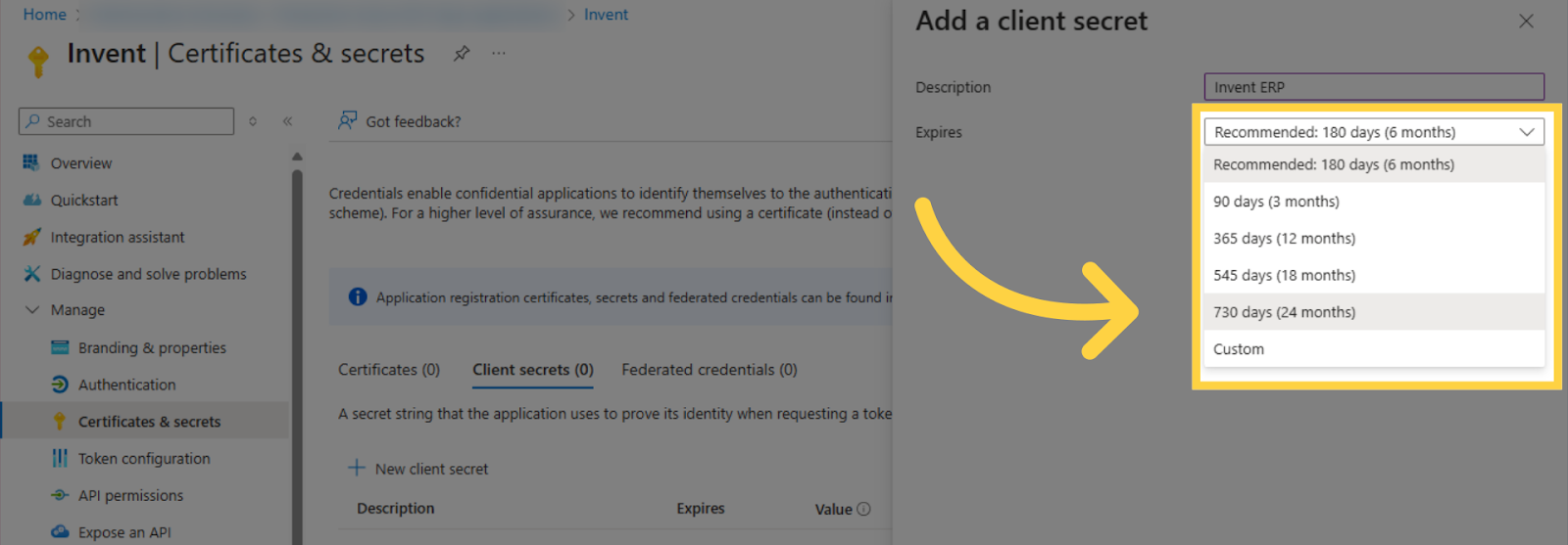 الخطوة 45 - Outlook OAuth