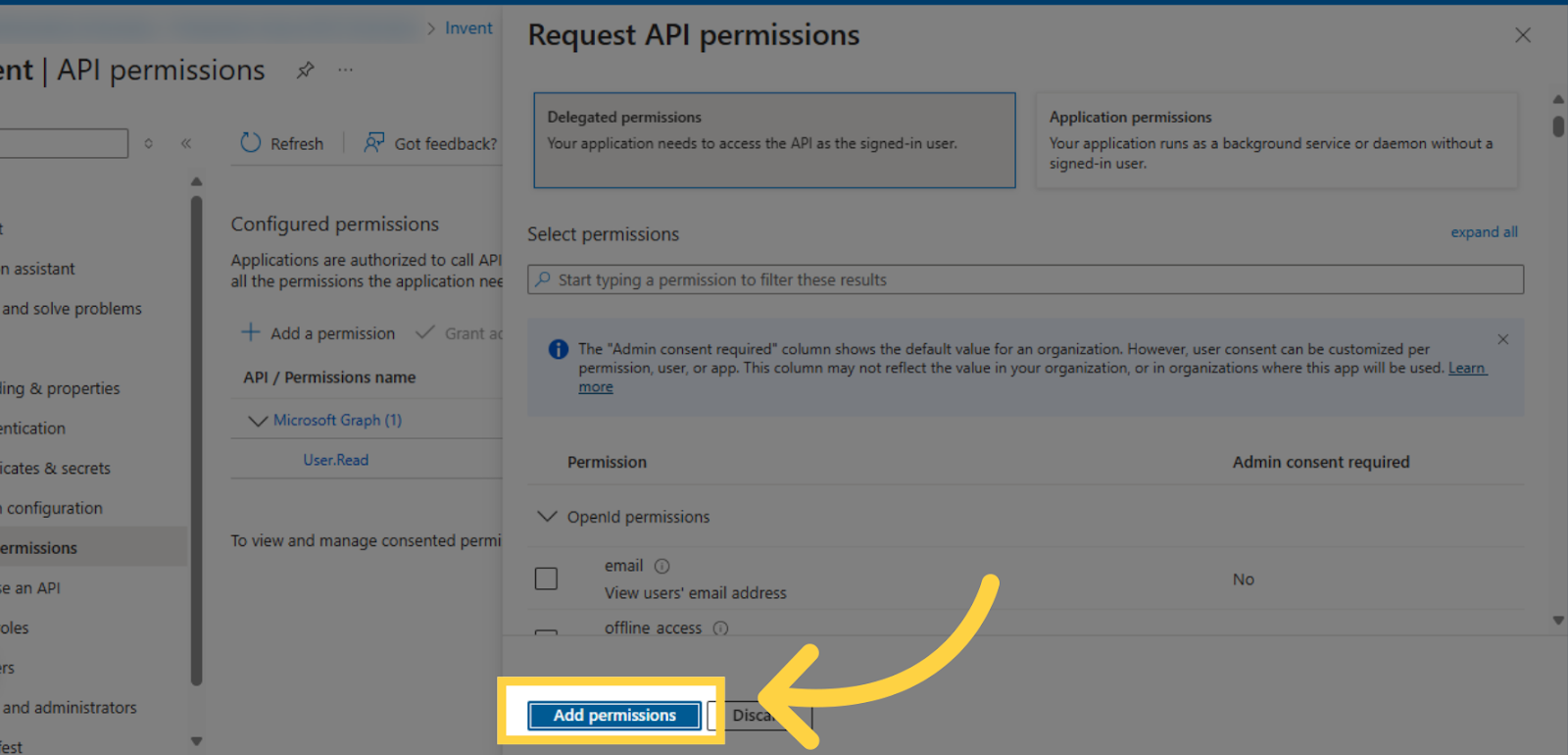 Step 21 - Outlook OAuth